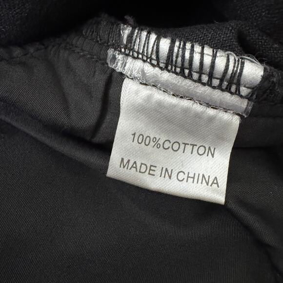 Princess Polly Jeans Women's Size 2 Black High Rise Mom Button Fly Cotton - Picture 8 of 8